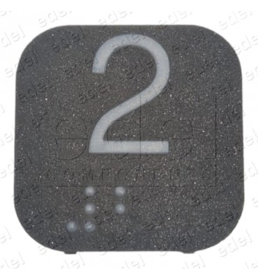 10077288 CARATULA PULSADOR THYSSEN PM-6 ( 2 ) BRAILLE
