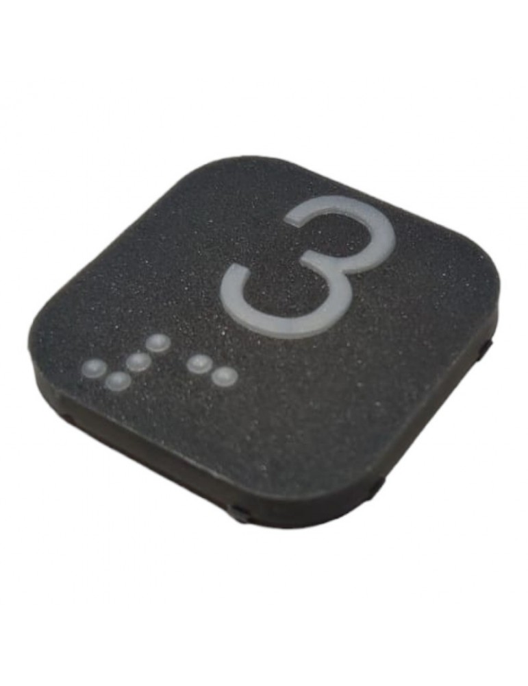 CARATULA PULSADOR THYSSEN PM-6 ( 3 ) BRAILLE