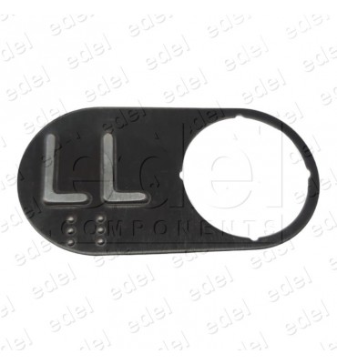 CBBN30B00_LL PLACA DMG BRUTUS BLACK LL