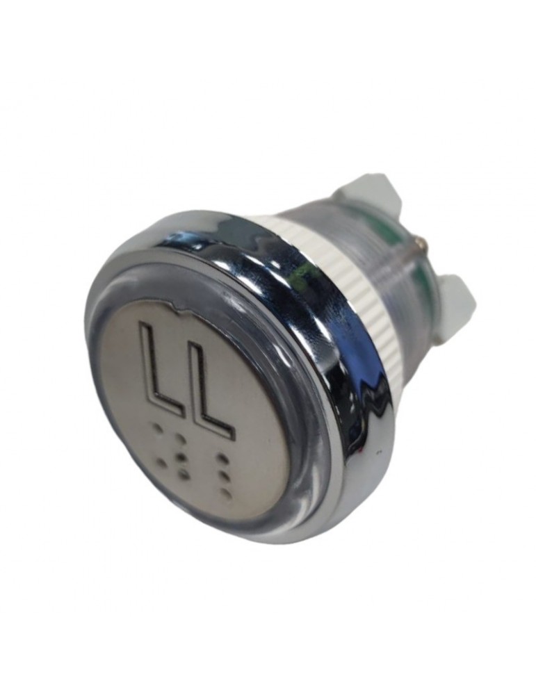 111M2B000224 PUSH BUTTON JMT M2B 1NO LIGHT 24V  BLUE LED  LL