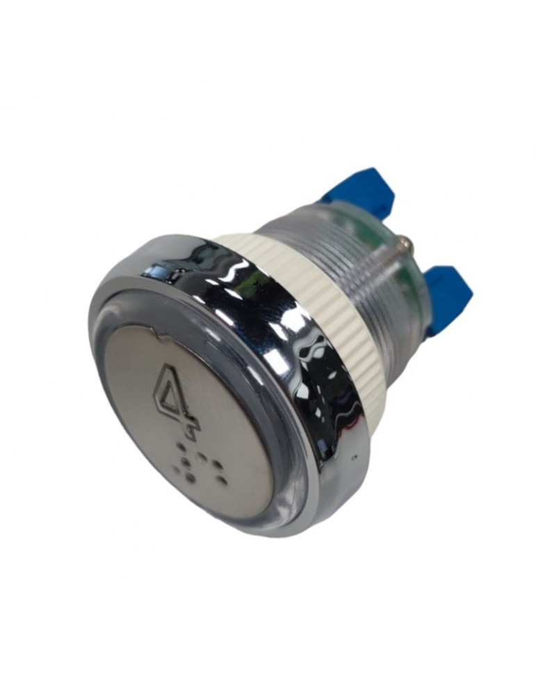 111M2B000224 PUSH BUTTON JMT M2B 1NO LIGHT 24V  BLUE LED  4