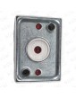 CUERPO PULSADOR SQ 3 LUMINOSOS ROJO 24V 1C