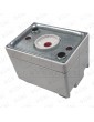 CUERPO PULSADOR SQ 3 LUMINOSOS ROJO 24V 1C
