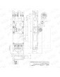CERRADURA PRUDHOMME LR128PD DCH+CONT+PUENTE