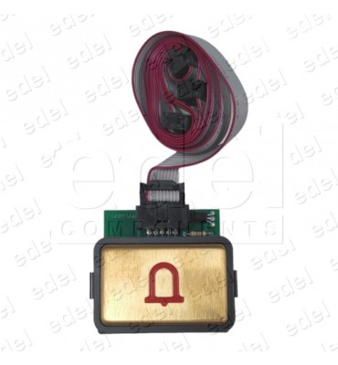 PULSADOR SCHINDLER MX-BASIC LIJADO ALARMA