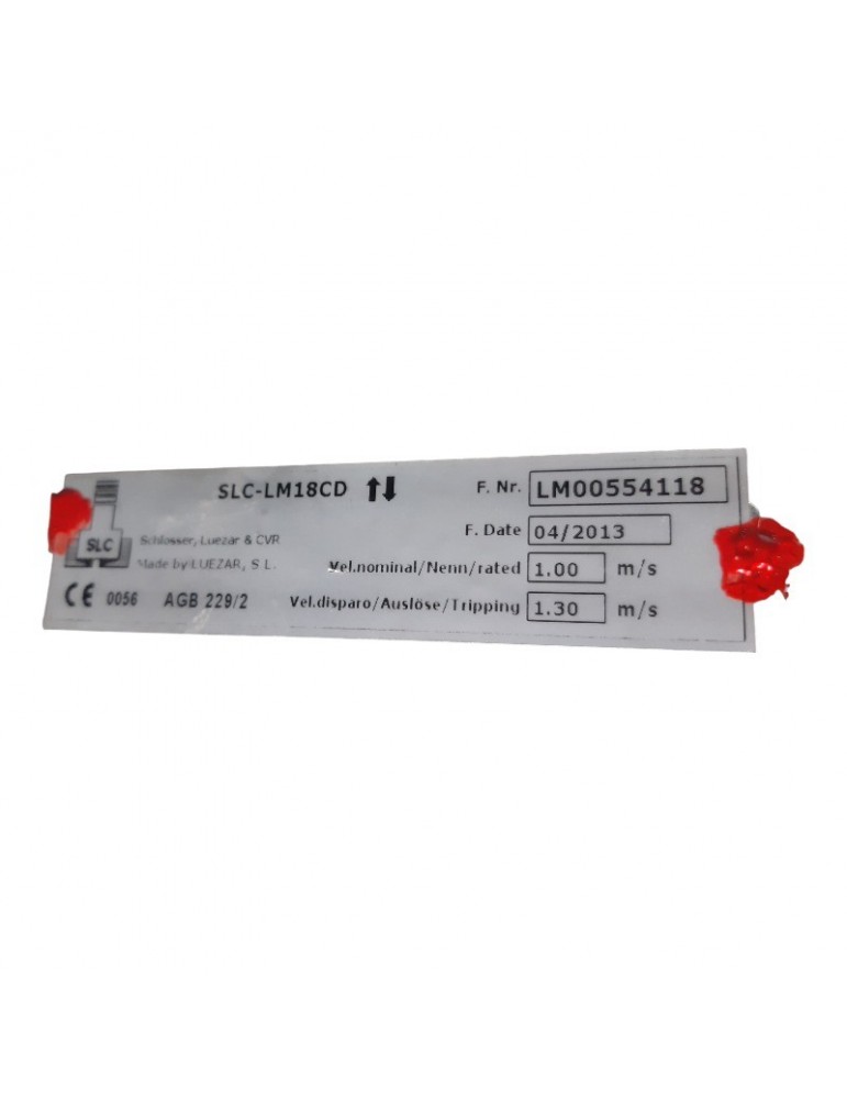 KIT LIMITADOR VEL. LUEZAR V.N.1.00 V.E.1.30 S/REC