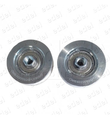 1086034A02-S2 KIT 2 RUEDAS SELCOM SUPERIOR HIDRA CONCÉNTRICA 56MM BAJO RUIDO