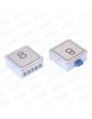 PULSADOR CMF STONE ANTIV. BLACK PLATE LED AZUL 8