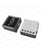 PULSADOR CMF STONE ANTIV. BLACK PLATE LED ROJO 3