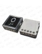 PULSADOR CMF STONE ANTIV. BLACK PLATE LED ROJO 0