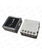 PULSADOR CMF STONE ANTIVANDÁLICO BLACK PLATE LED ROJO 1