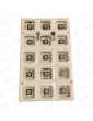 MW4N000 BOÎTE CABINE AUTUR CAN LED ROUGE 15 ÉLÉMENTS