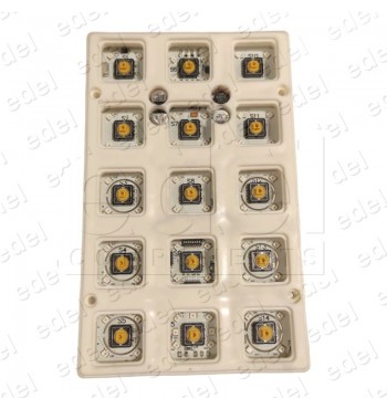 MW4N000 BOTONERA CABINA AUTUR CAN LED ROJO 15 ELEMENTOS