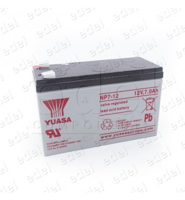 BATTERY 12V 7AH RAE INCLUDED