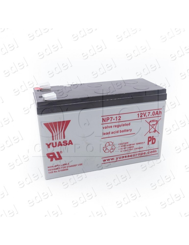 BATTERY 12V 7AH RAE INCLUDED