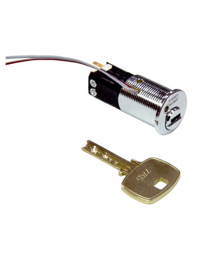 VRA107C LLAVIN STS 1S CON RETORNO LLAVE PUNTOS CON LED ROJO