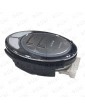 PULSADOR SCHAEFER EPSILON CON BRAILLE AZUL INOX LL + FLECHAS