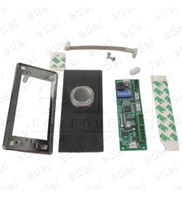9302225-1 BOTONERA PISO ORONA MB ARCA II COMPLETA 1 PULSADOR DMG BLS INOX LISO 24V + EXTENSIÓN 1
