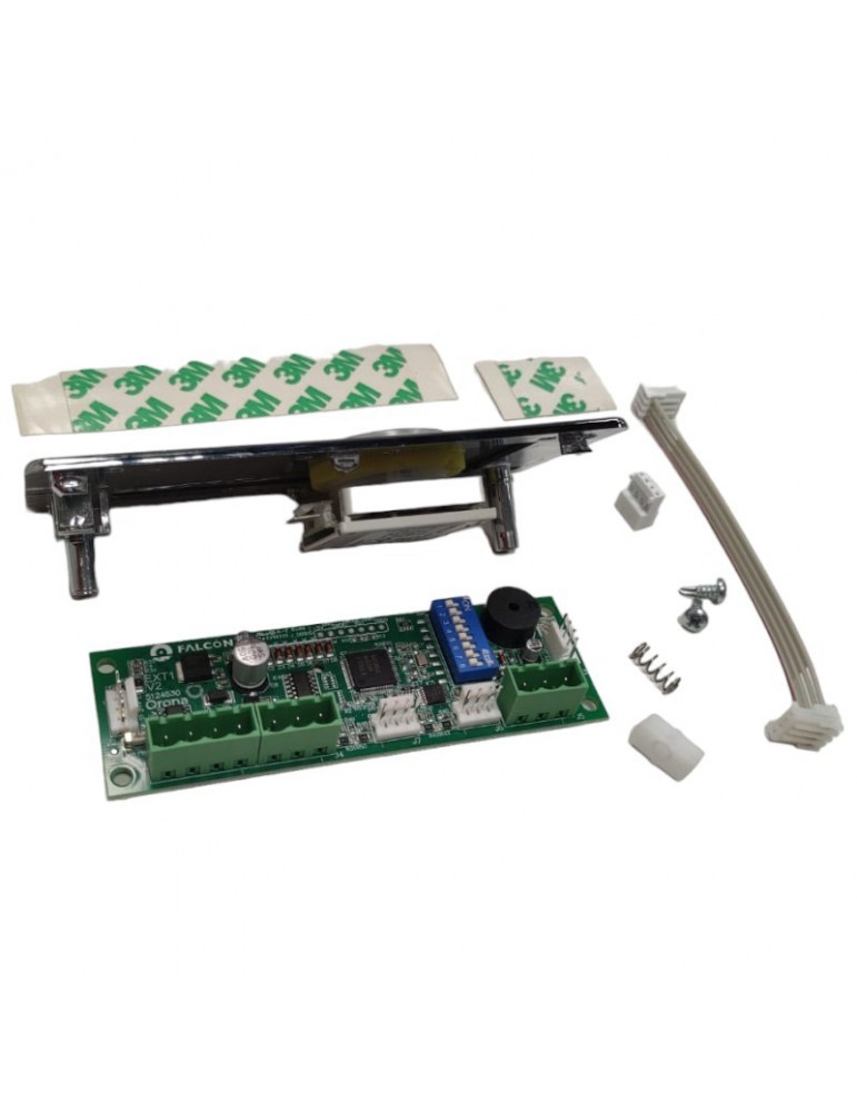 9302225-1 BOTONERA PISO ORONA MB ARCA II COMPLETA 1 PULSADOR DMG BLS INOX LISO 24V + EXTENSIÓN 1
