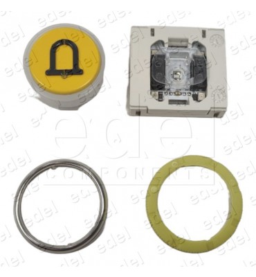 BLSAF44MR.MK ALR PUSH BUTTON DMG BLS 2C 24V RED INOX  ALARM