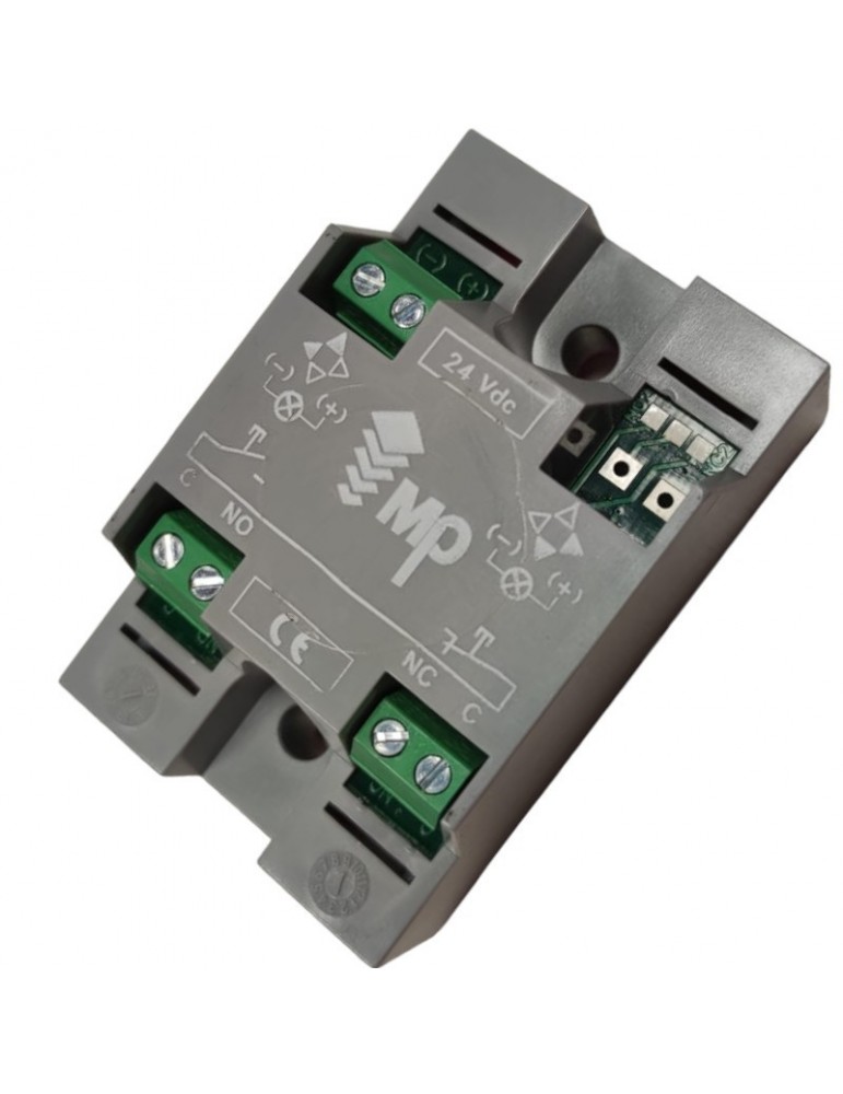2172PDBCR124_A/P PULSADOR COMPAC D BRAILLE 1C 24V LUM. ROJO A/P