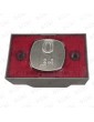 2172PDBCR124_0 PULSADOR COMPAC D BRAILLE 1C 24V LUM. ROJO 0