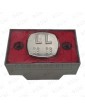 PULSADOR COMPAC D BRAILLE 1C 24V LUM. ROJO LL