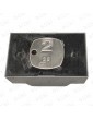 PULS. COMPAC D BRAILLE C/PILOTO 1C 24V ROJO 2