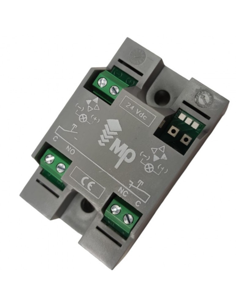 PULS. COMPAC D BRAILLE C/PILOTO 1C 24V ROJO 2