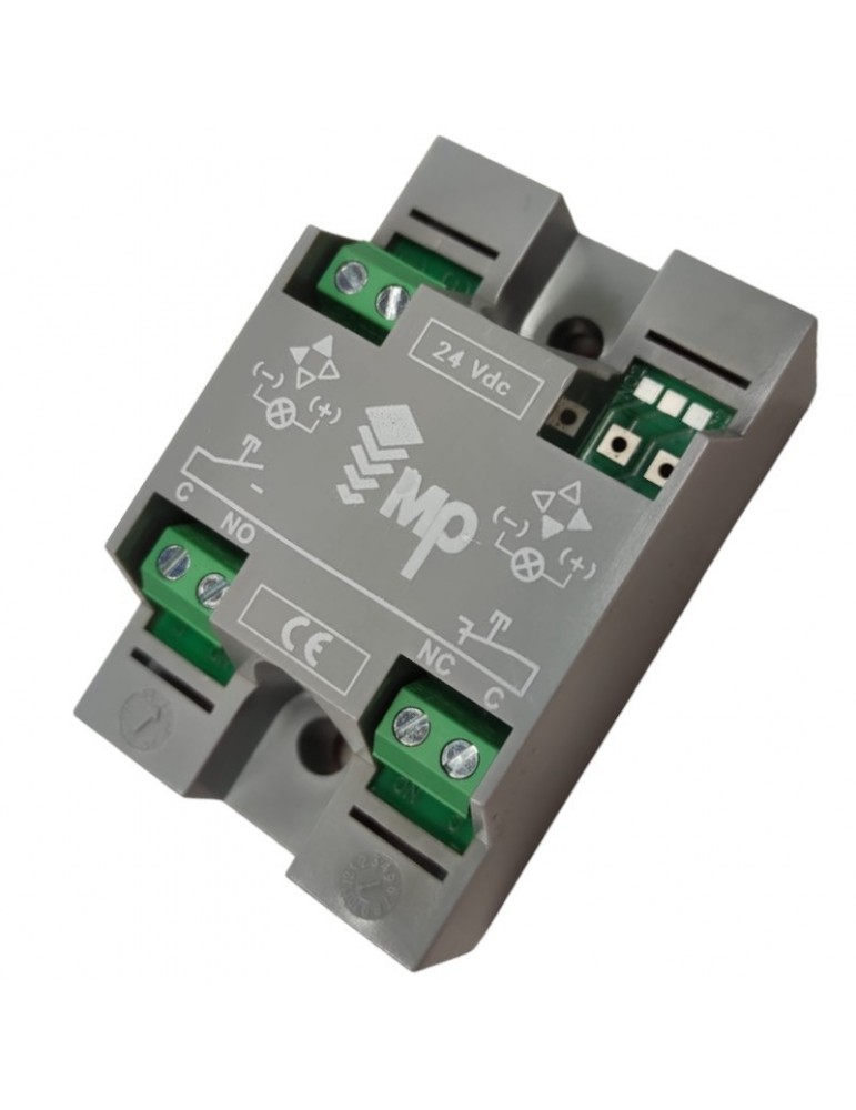 PULSADOR COMPAC V BRAILLE 1C.COR. 24V ROJO LL