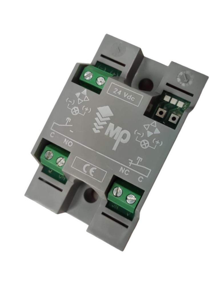 PULSADOR COMPAC V BRAILLE 1C.COR. 24V ROJO 2