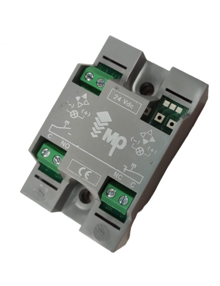 PULSADOR COMPAC V BRAILLE 1C.COR. 24V ROJO 1