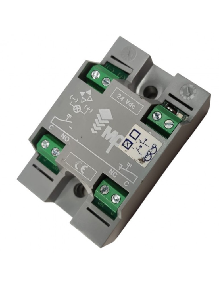 2172PVBPR224 PULSADOR COMPAC V REDONDO BRAILLE CON PILOTO 2C 24V ROJO 3