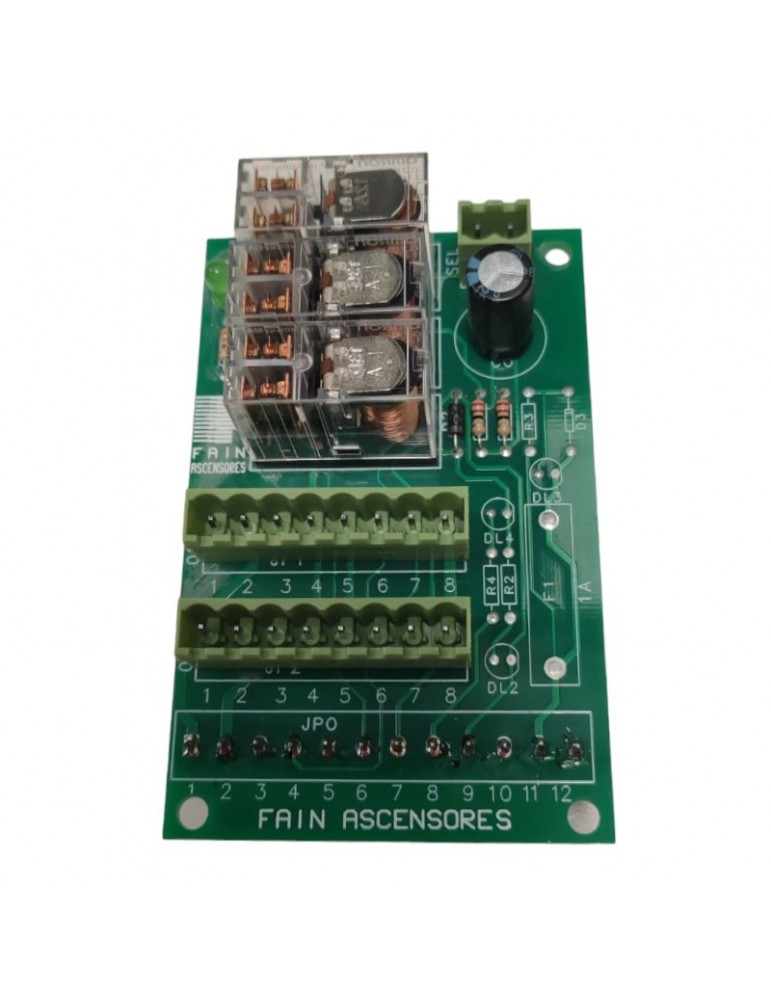1005591 PLACA OPERADOR FAIN DOBLE EMBARQUE 2 CONECTORES