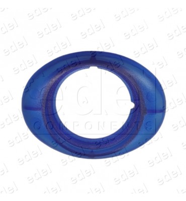 CARATULA EMBELLECEDOR PULSADOR ZENER OVALADO AZUL