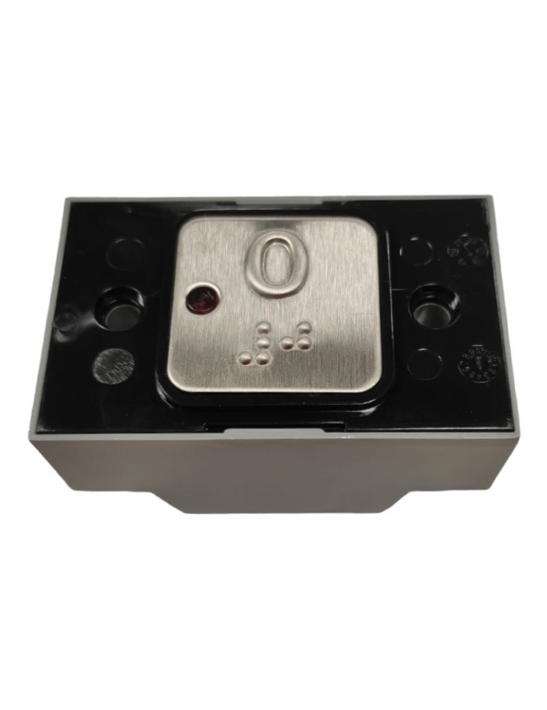 R2172PTBPCN00 PULSADOR MP CENIA BR ENCHUFABLE CON PILOTO CUADRADO LED ROJO 0