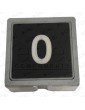 2APNNRM1SA20 PULSADOR MP IMPULSE ATORNILLABLE MB/VS SIN BRAILLE LUM.AZUL 0