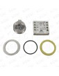BPCVF34MR.00 BOUTON DMG BP PANZER  LUM. ROUGE INOX
