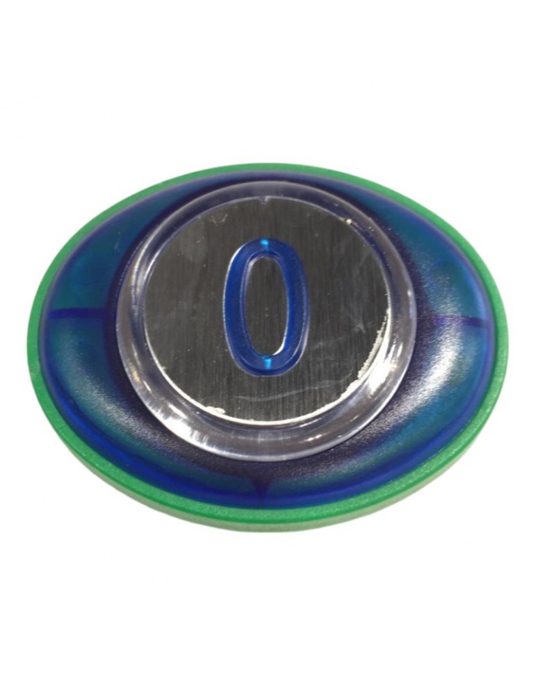 PULSADOR ELITE ZENER "0" ANILLOS FONDO PLATA