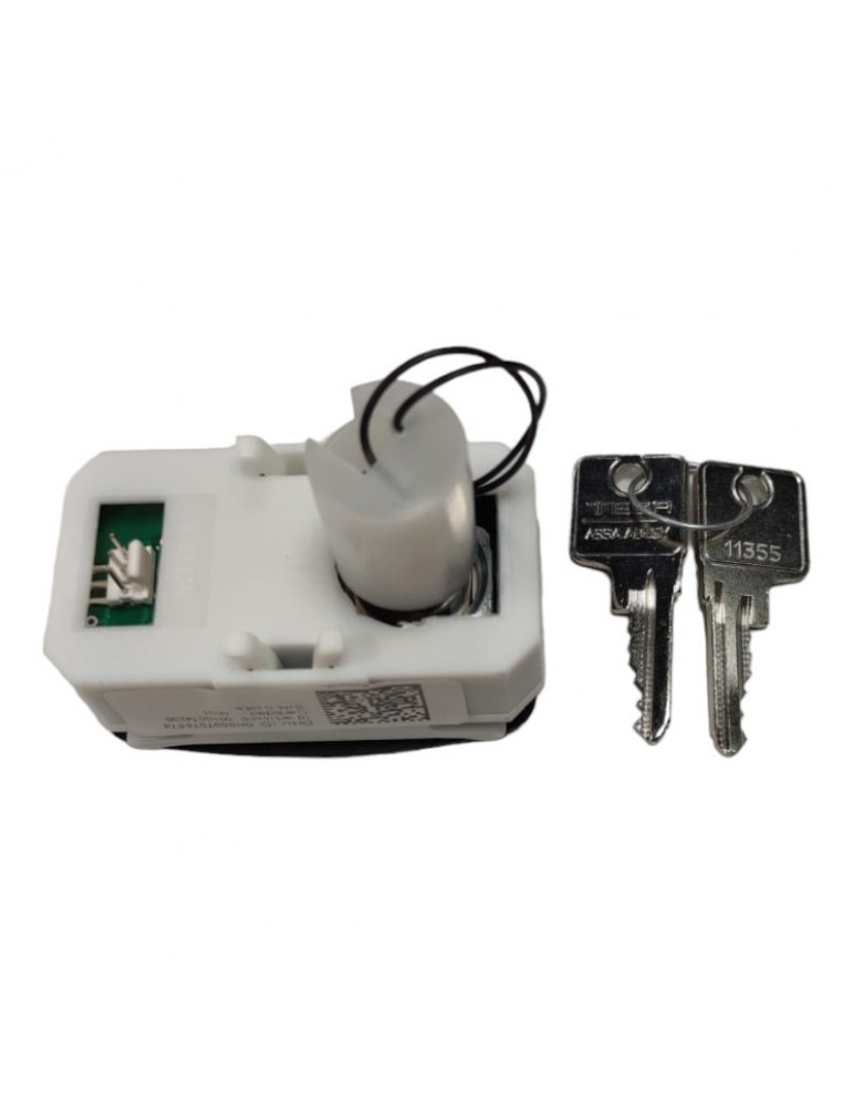 10074200 PULSADOR THYSSEN PM-4 C/LLAVE 11355 LED AZUL