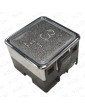 PULSADOR ELMI RP42 GRAF. BRAILLE LED ROJO 24V (3)