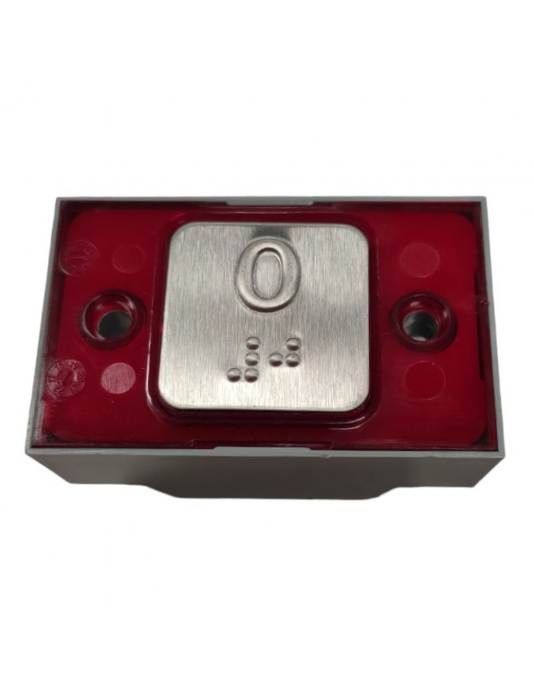R2172PTBCR00 PUSH BUTTON MAC PUARSA COMPAC BRAILLE COR 1C 24V RED 0