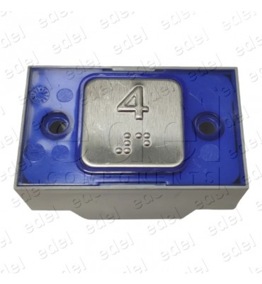 R2172PTBCAM04 PUSH BUTTON MP COMPAC BRA COR 1C 24V BLUE SEC. (4)