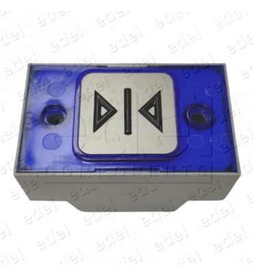 R2172PTBCAY50 PULSADOR MAC PUARSA COMPAC BRAILLE COR 1C 24V AZUL CIERRA-PUERTAS SOBREINYECTADO