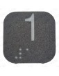 10077287 CARATULA PULSADOR THYSSEN PM-6 ( 1 ) BRAILLE