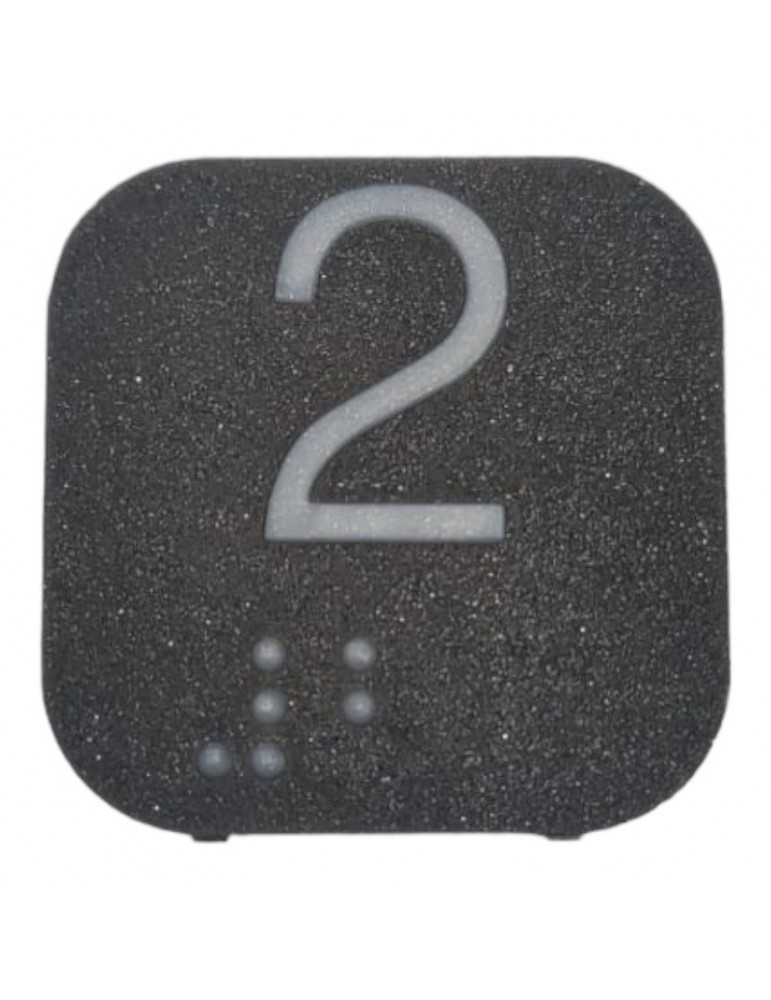10077288 CARATULA PULSADOR THYSSEN PM-6 ( 2 ) BRAILLE