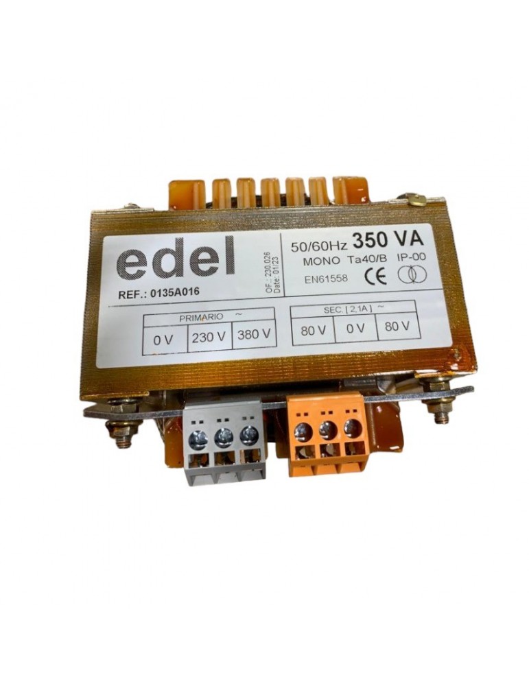 TRANSFORMADOR 350VA MONOFÁSICO PRIM.380V SEC.80V