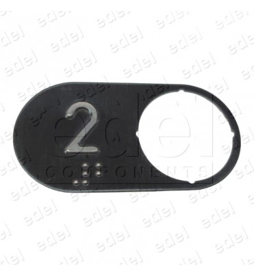 CBBN30B00_2  PLAQUE DMG BRUTUS BLACK 2