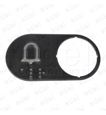 CBBN30B00_ALR LABEL DMG BRUTUS BLACK ALARM