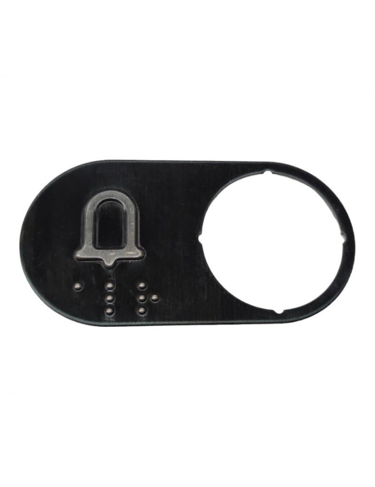 CBBN30B00_ALR PLACA DMG BRUTUS BLACK ALARMA